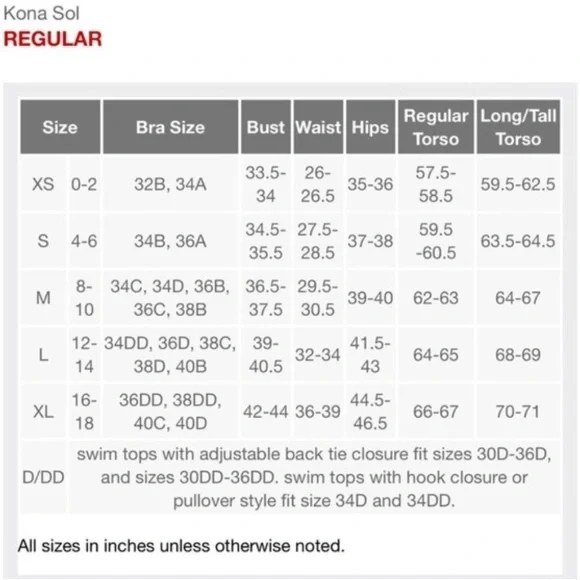 NWT Kona Sol Tropical Print swim Suit with detachable straps, Size M - Picture 7 of 12